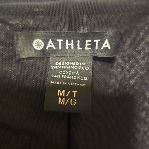 ATHLETA Delancey Braiden Black Dress - Size Medium Tall (MT) - Picture 10 of 11